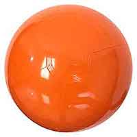 16'' Solid Orange Beach Balls