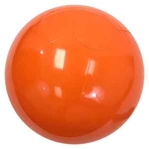 16'' Solid Orange Beach Balls