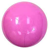 16'' Solid Pink Beach Balls