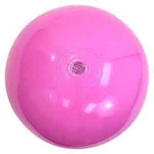 16'' Solid Pink Beach Balls