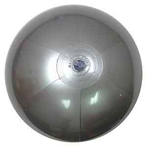 16'' Solid Silver Beach Balls