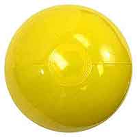 16'' Solid Yellow Beach Balls