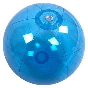 16'' Translucent Blue Beach Balls