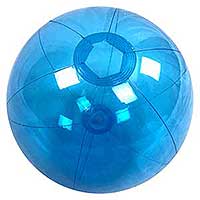 16'' Translucent Blue Beach Balls