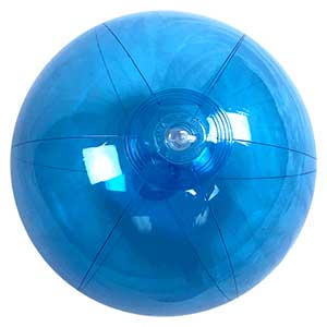 16'' Translucent Blue Beach Balls