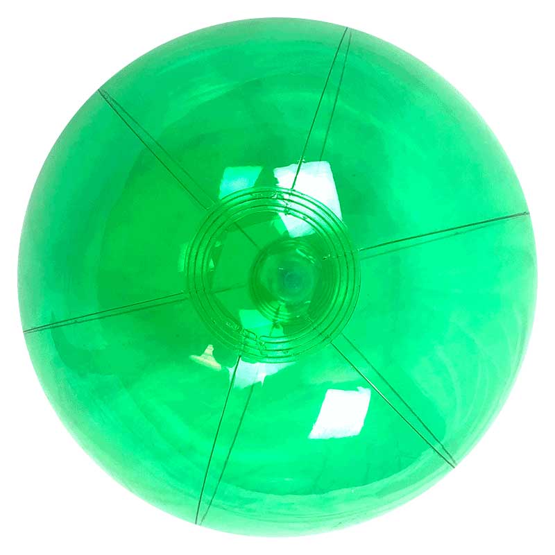 16'' Translucent Green Beach Balls