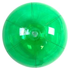 16'' Translucent Green Beach Balls