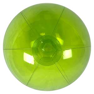 16'' Translucent Lime Green Beach Balls