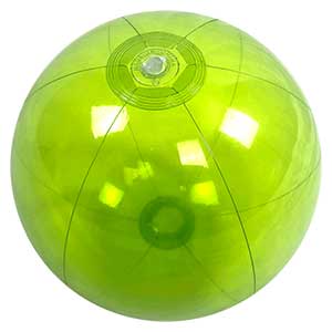 16'' Translucent Lime Green Beach Balls