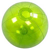 16'' Translucent Lime Green Beach Balls