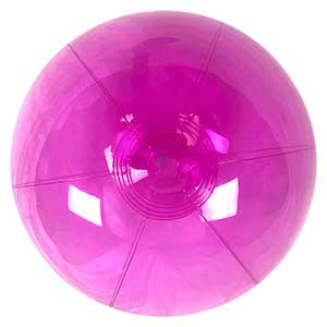 16'' Translucent Purple Beach Balls