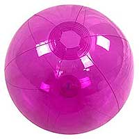 16'' Translucent Purple Beach Balls