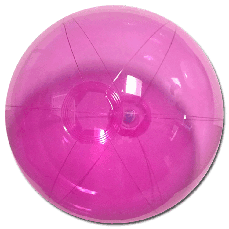 Beach Balls from Small to Giants 16Inch Translucent Purple Beach Balls