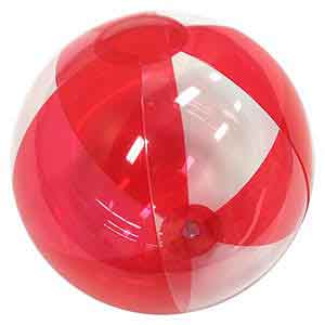 clear beach balls