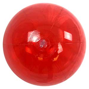 16'' Translucent Red Beach Balls