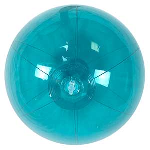 16'' Translucent Teal Beach Balls