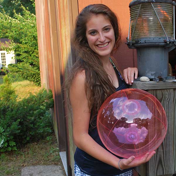 16'' Translucent Pink Beach Balls