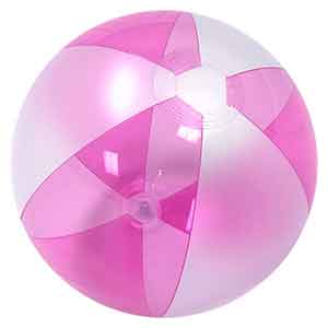 16'' Translucent Purple & Opaque Beach Balls