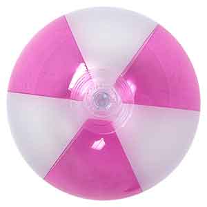 16'' Translucent Purple & Opaque Beach Balls