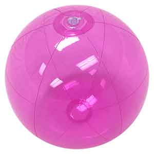 16'' Translucent Purple Beach Balls