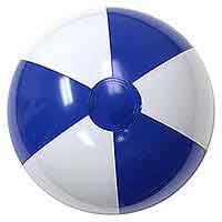 20'' Blue & White Beach Balls