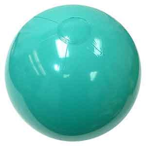 20'' Solid Teal Beach Balls