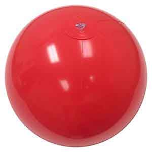 20'' Solid Red Beach Balls