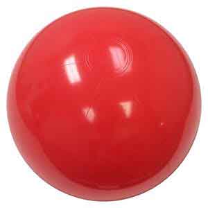 20'' Solid Red Beach Balls