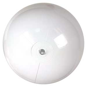 20'' Solid White Beach Balls