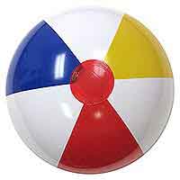 20'' Traditional Red Dot Beach Balls