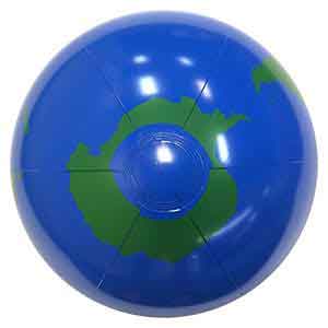 20'' World Globe Blue Ocean Beach Balls