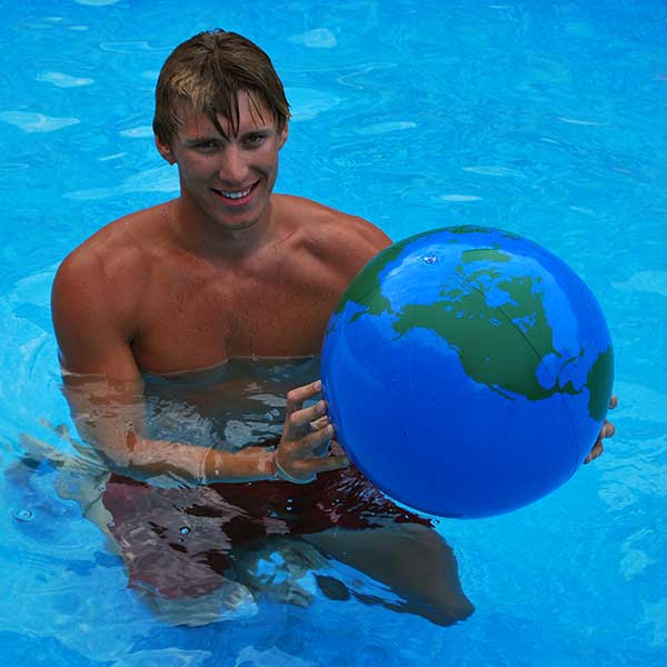 20'' World Globe Blue Ocean Beach Balls