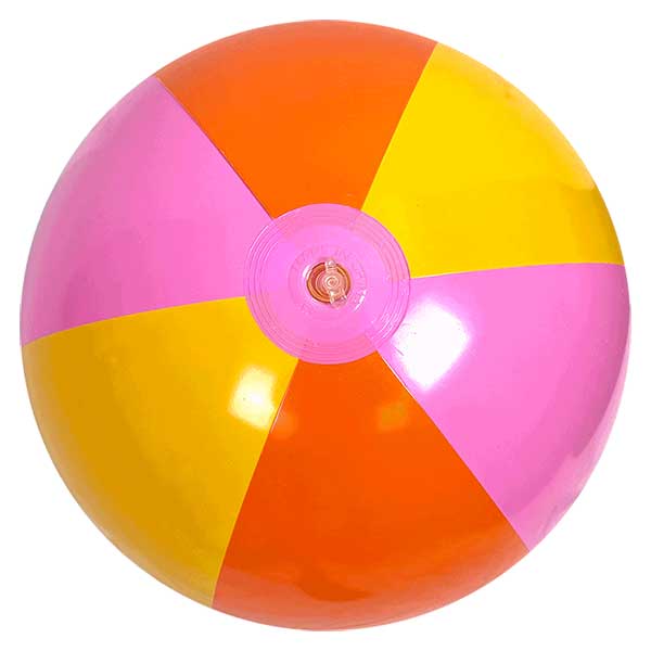 20'' Orange Pink & Yellow Beach Balls