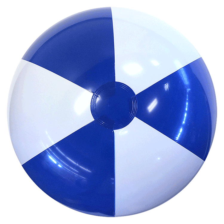 plain white beach balls