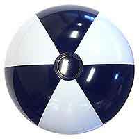 20'' Navy & White Beach Balls