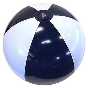 20'' Navy & White Beach Balls