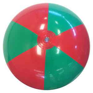 24'' Red & Green Beach Balls Direct