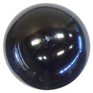 24'' Solid Black Beach Balls