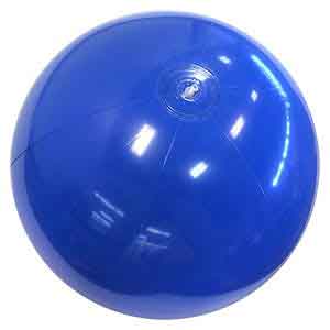 24'' Solid Blue Beach Balls