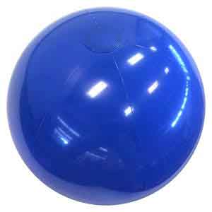 24'' Solid Blue Beach Balls