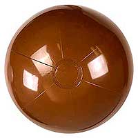 24'' Solid Brown Beach Balls