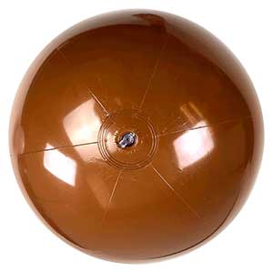 24'' Solid Brown Beach Balls