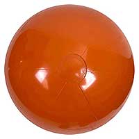 24'' Solid Burnt Orange Beach Balls