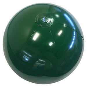 24'' Solid Dark Green Beach Balls