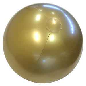 20'' Solid Gold Beach Balls