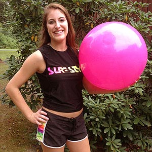 24'' Solid Hot Pink Beach Balls