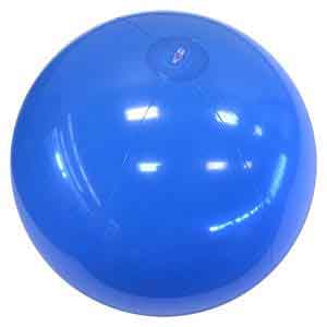24'' Solid Light Blue Beach Balls