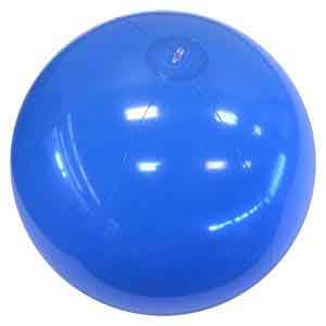 24'' Solid Light Blue Beach Balls