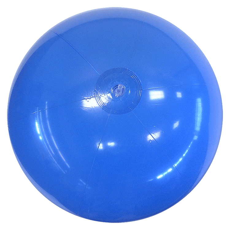 24'' Solid Light Blue Beach Balls