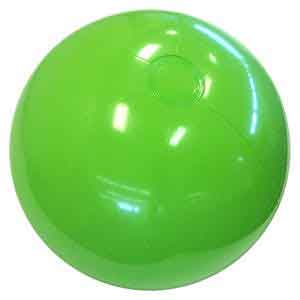 24'' Solid Lime Green Beach Balls